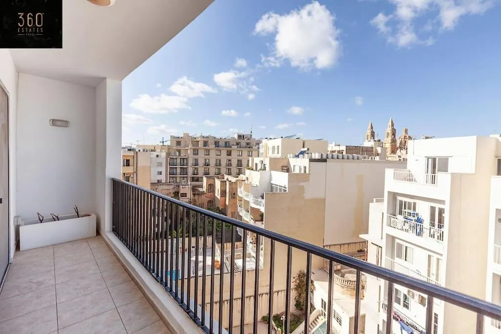 Apartment Luxury Apt With Hot Tub & Bbq With Valletta Views By 360 Estates Sliema