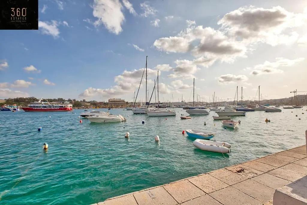 Luxury Apt With Hot Tub & Bbq With Valletta Views By 360 Estates Sliema 0*,